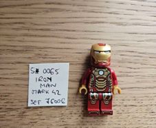 lego sh0065 iron man mark42, 76006