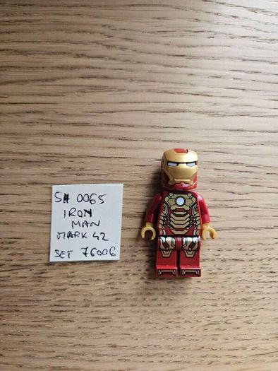 lego sh0065 iron man mark42, 76006