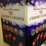 Cherry Lights 70 Red Bulb Christmas Lights Image 6