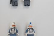100% Lego AT-AT Driver x 2, Clone Trooper pilot and Captain Jag