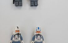 100% Lego AT-AT Driver x 2, Clone Trooper pilot and Captain Jag