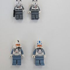 100% Lego AT-AT Driver x 2, Clone Trooper pilot and Captain Jag