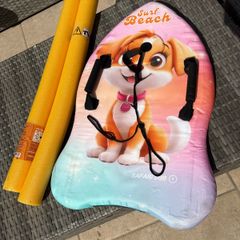 x2 short pool noodles + Floating Board
