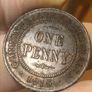 MS 1915 H One Penny Australia Rare coin in this condition and valuable See pics and description Image 2