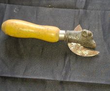 Antique Cast Iron Bulls Head Can Opener, often referred to as a Bully Beef Opener