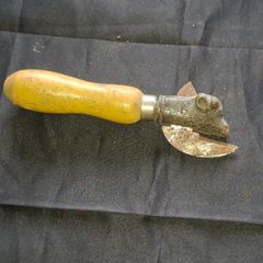 Antique Cast Iron Bulls Head Can Opener, often referred to as a Bully Beef Opener