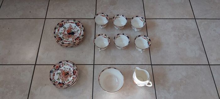 Vintage Bone China Decorative Floral Dinner Set