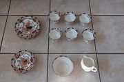 Vintage Bone China Decorative Floral Dinner Set