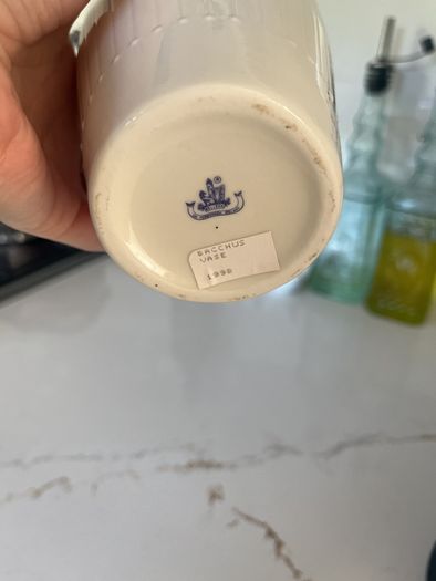 Vintage Belleek Bacchus Vase