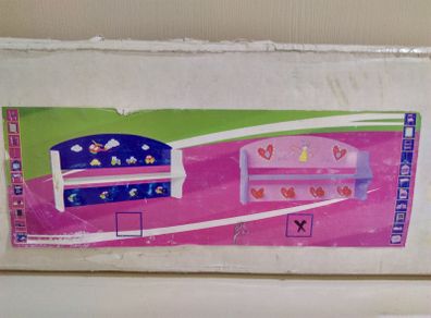 Wooden Fairy Coat Hanger With Shelf