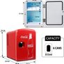 Coca Cola (Classic) 4 Liter/6 Can Portable Fridge/Mini Cooler for Food, Beverages, Skincare -Use at Home, Office, Dorm, Car, Boat-AC & DC Plugs Included (FREE POSTAGE) Image 2