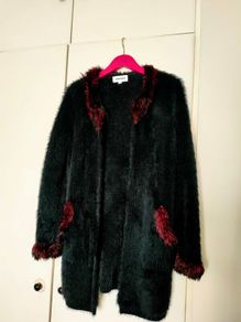 Black vintage Gerard long cardigan / coat reduced