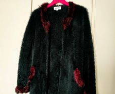 Black vintage Gerard long cardigan / coat reduced