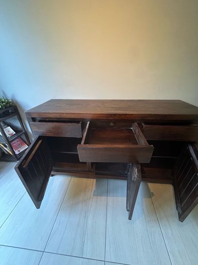 Dark brown sideboard