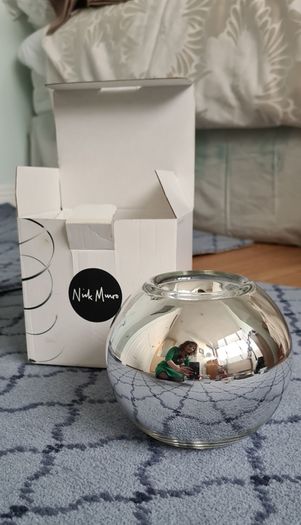 Brand New Nick Monroe silver lined Medium Vase