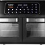 Vortx Vizion Dual Compartment Air Fryer Oven with Digital Touch Panel, 11L, Black Image 2