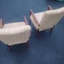pair of 2 Mid-century modern Retro chairs Image 4