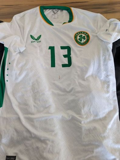 Ireland soccer team issued gear