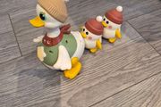 Big Steps waddling duck family