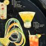 Vintage Serving Tray With Cocktail Recipes Image 3