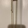 Long pearl and CZ stone pendant Image 3