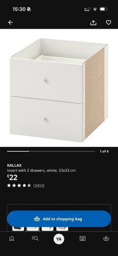 IKEA CUBIES + vanity cabinet
