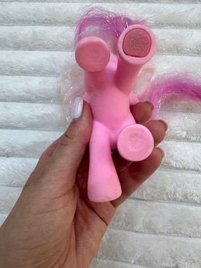 My Little Pony G3 Hidden Treasure Pegasus Pink Glitter Jewel 2004 Dirty Used Please see photos
