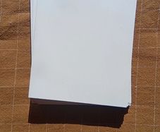 Set of Blank Cards White