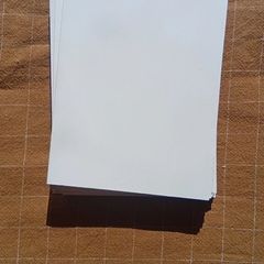 Set of Blank Cards White