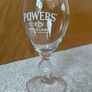 Powers Gold Label Irish Whiskey Irish Coffee stemmed glass Image 2