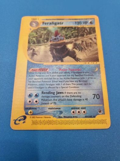 Feraligatr Pokemon Card (47/165) Expedition Base Set