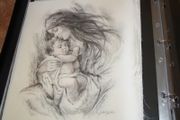 unframed silk picture