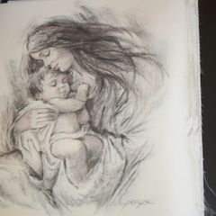 unframed silk picture