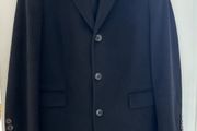 Smart black coat men