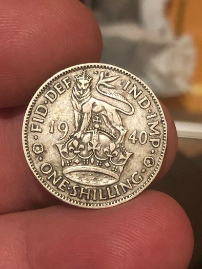 1940 Shilling George VI Silver