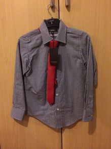 George by duffer shirt and tie