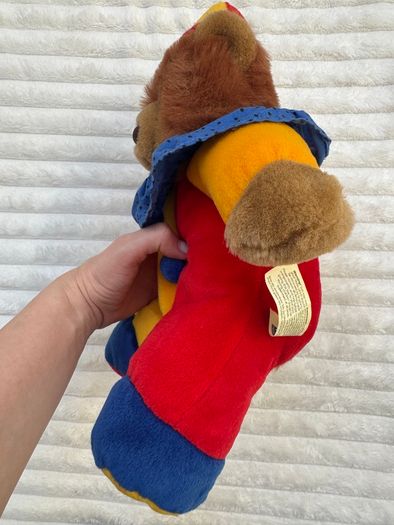 From Playmakers Aminals Bear Dress Up Clown Plush Soft approx. 30 cm. Used Please see photos