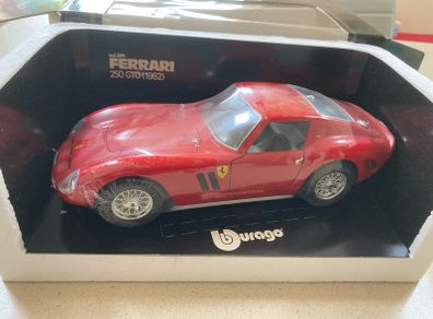 Ferrari 250 GTO Year 1983 USA market Burago 1/18 Extremely rare