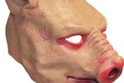 Novelty Pig Latex Mask, One Size,Pink