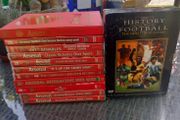 11 Arsenal DVDs, History of Football DVD set, great condition, D18 post 10e