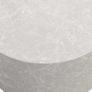 Round Coffee Table 60cm Sand Stone Effect Modern Monoblock Design Image 5