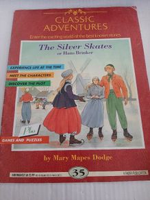 vintage story book the Silver skates 1992