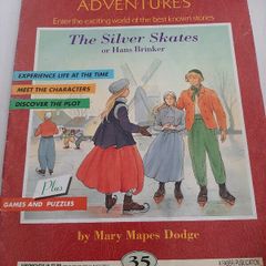 vintage story book the Silver skates 1992