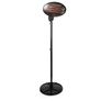 Electric Quartz Garden-Patio Heater, Freestanding or Wall Mountable Design, Safety Overheat Protection, Adjustable Height and 45 Degree Tilt, 3 Heat Settings, 2000 W, Image 8
