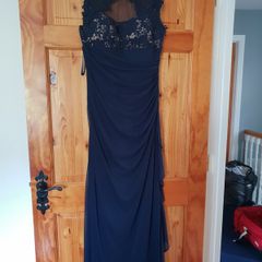 Betsy & Adam Dress - Navy Full Length