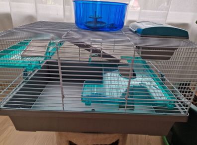 hamster cage and playground cage