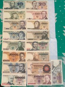 Polish Notes 80's-90's PRL Full complete set