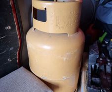 Empty gas bottle