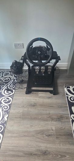 logitech g923 racing wheel + universal rig
