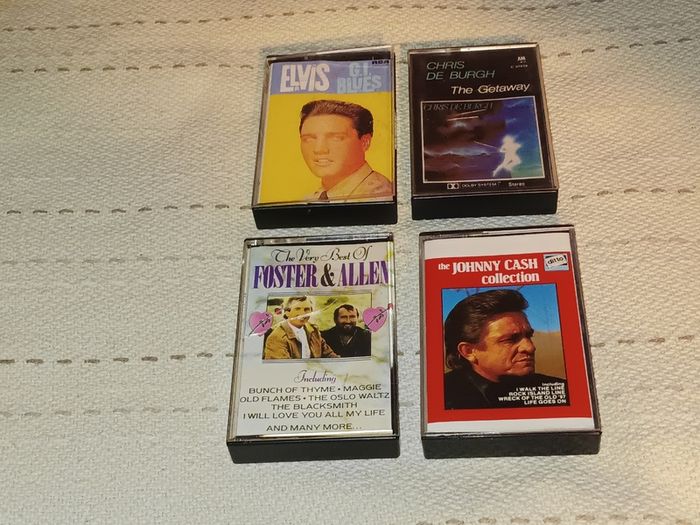 A Selection of 4 Cassette Tapes For Sale Here